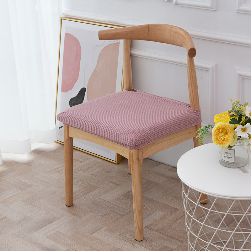 Home chair cover and cushion set, Nordic-style stool cover, thick cover, elastic chair cover, dining chair cover, table and chair cover integrated Item Picture