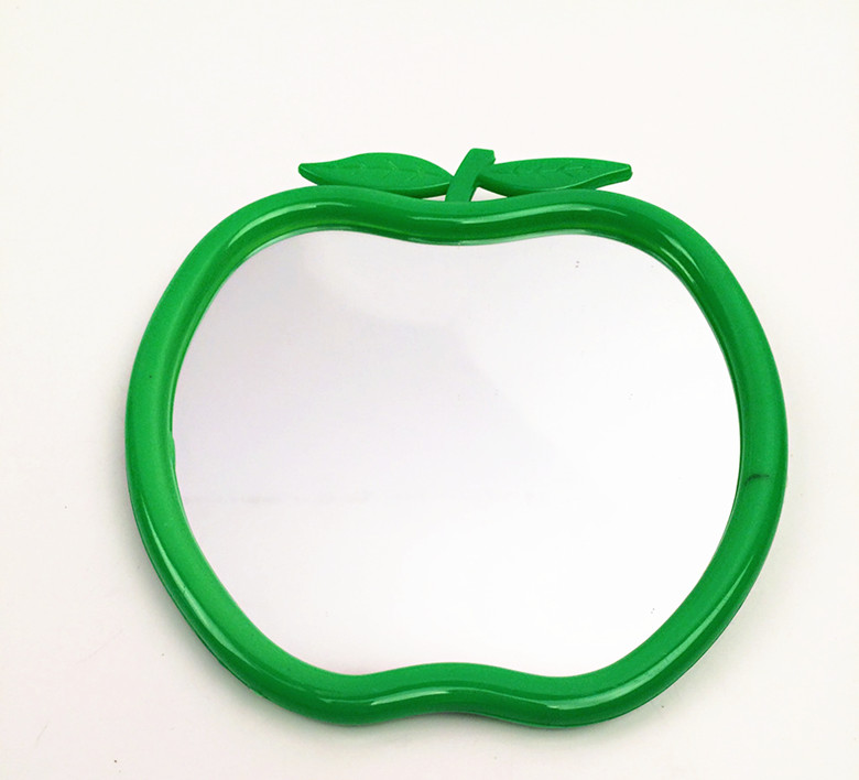 Hot-selling single-sided desktop mirror, single-sided solid color makeup mirror, apple mirror, desktop apple makeup mirror details Picture