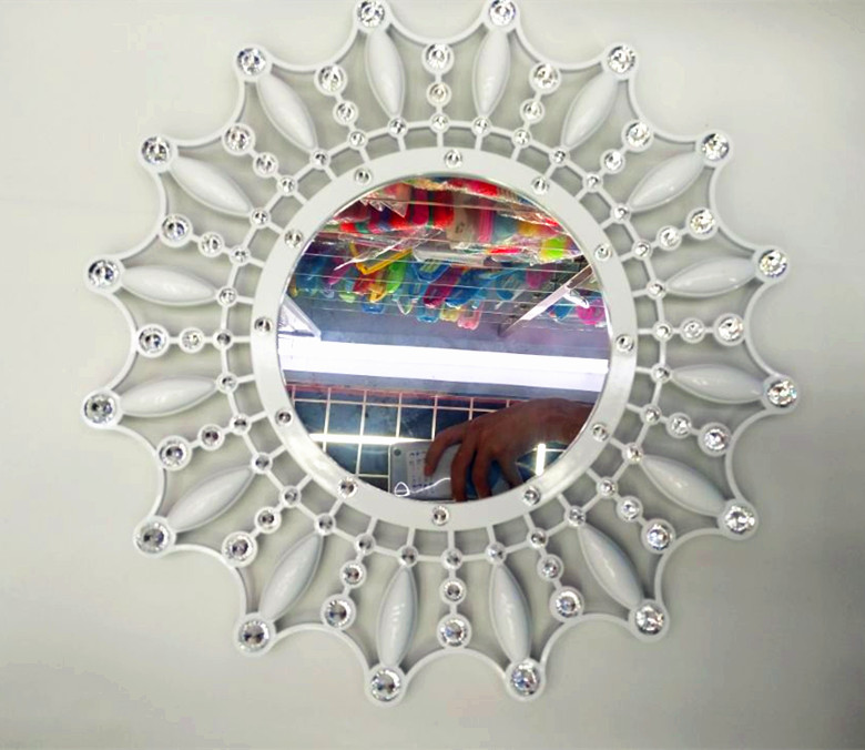 Wholesale of the new single-sided wall-mounted wall mirror, a best-selling product - single-sided plastic wall mirror Specification image