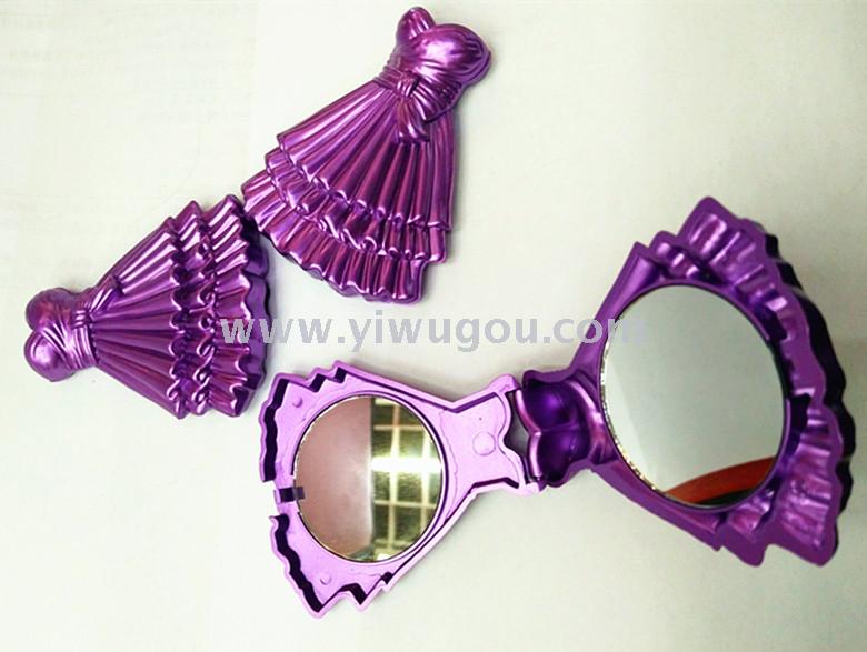 مرآة صغيرة مزدوجة الوجهين ذات مرآة، ومرآة مكياج في جيب هدايا details Picture