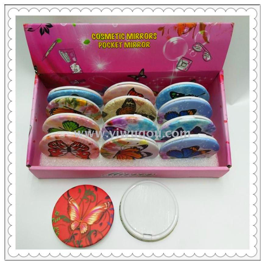 Wholesale of new fashionable portable folding double-sided pocket mirrors, popular daily necessities and gifts, portable small mirrors Specification image