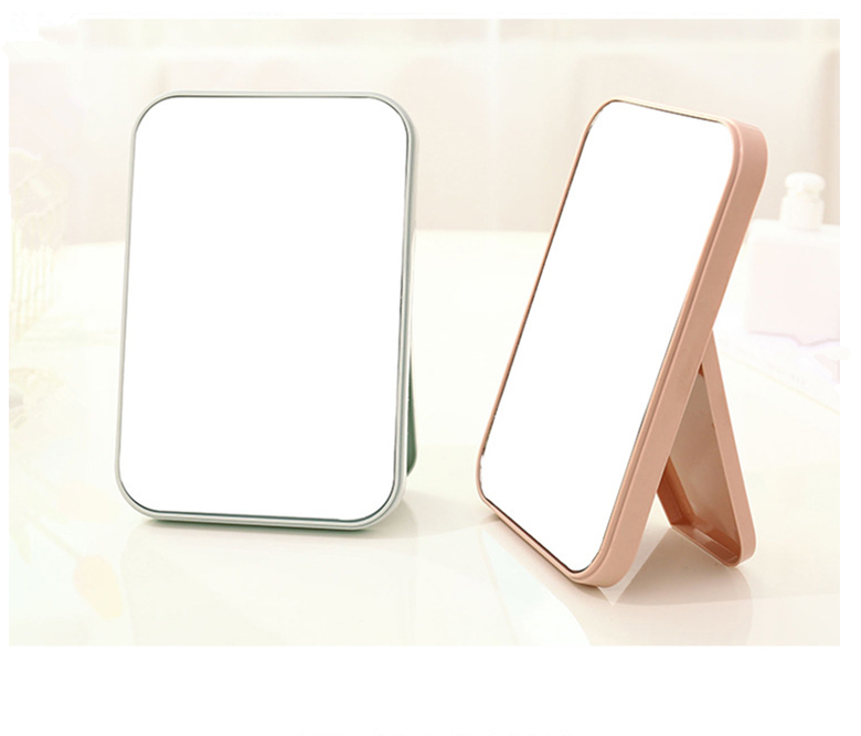 Supplying new single-sided mirrors, desktop makeup mirrors, popular daily necessities, portable plastic gift mirrors details Picture