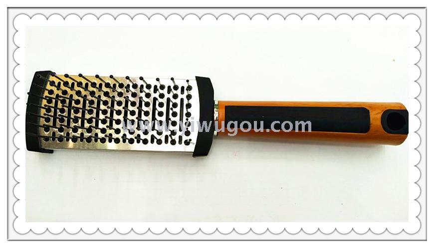 Hot-selling new plastic water transfer printing hair comb, daily gift, massage comb Specification image