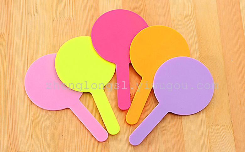 New best-selling 9908/9909 style handle mirror, single-sided handle makeup mirror Specification image