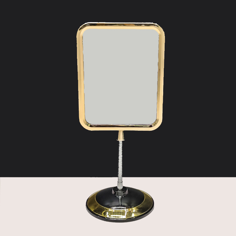 欧式化妆镜双面放大化妆镜台镜高清台式金属镜子厂家批发详情16