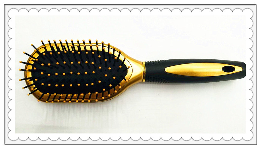 Wholesale of new elastic paint plastic hair combs and popular gift massage combs details Picture