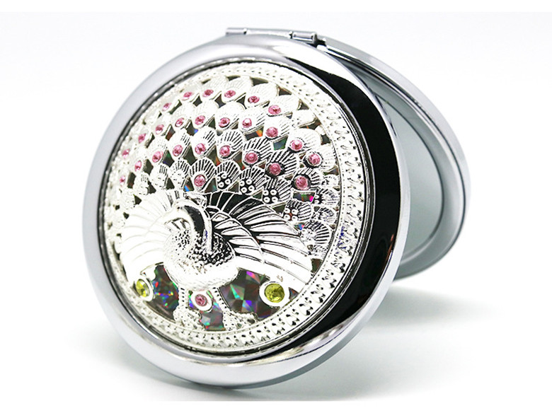Best-selling daily necessities: makeup mirror, portable folding double-sided pocket mirror, gift small mirror Specification image