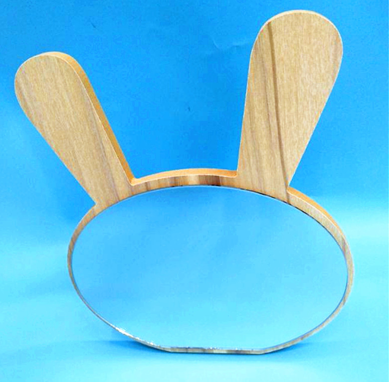 Wholesale of new wooden single-sided countertop mirrors, gift makeup mirrors, popular daily necessities, makeup tool mirrors