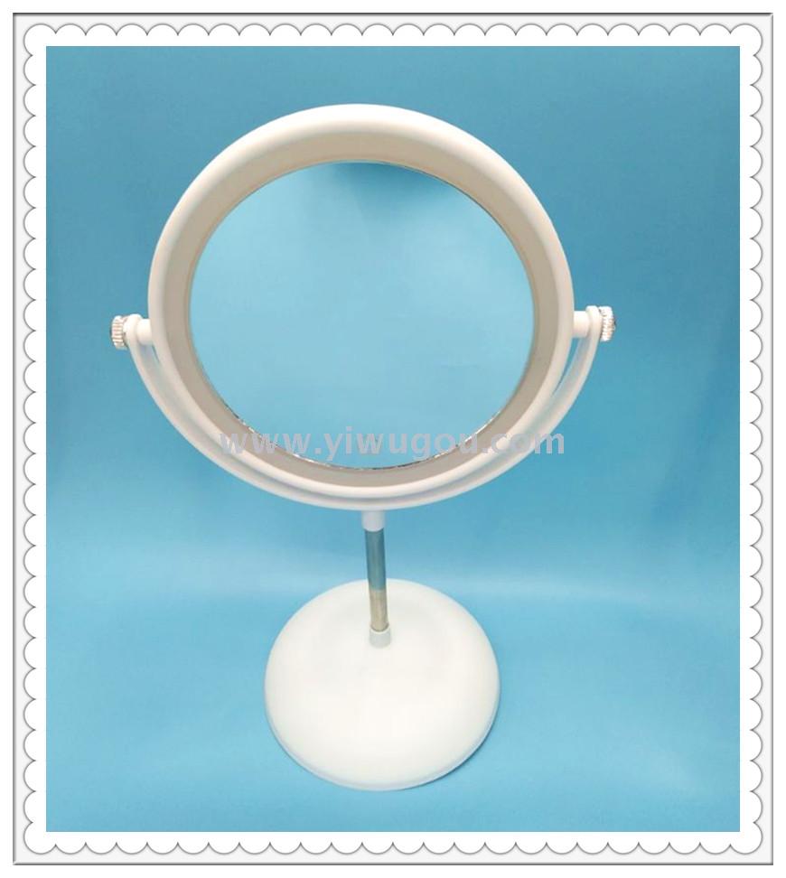 Single-sided high-legged led lighting makeup mirror, gift LED lighting makeup mirror with battery Specification image