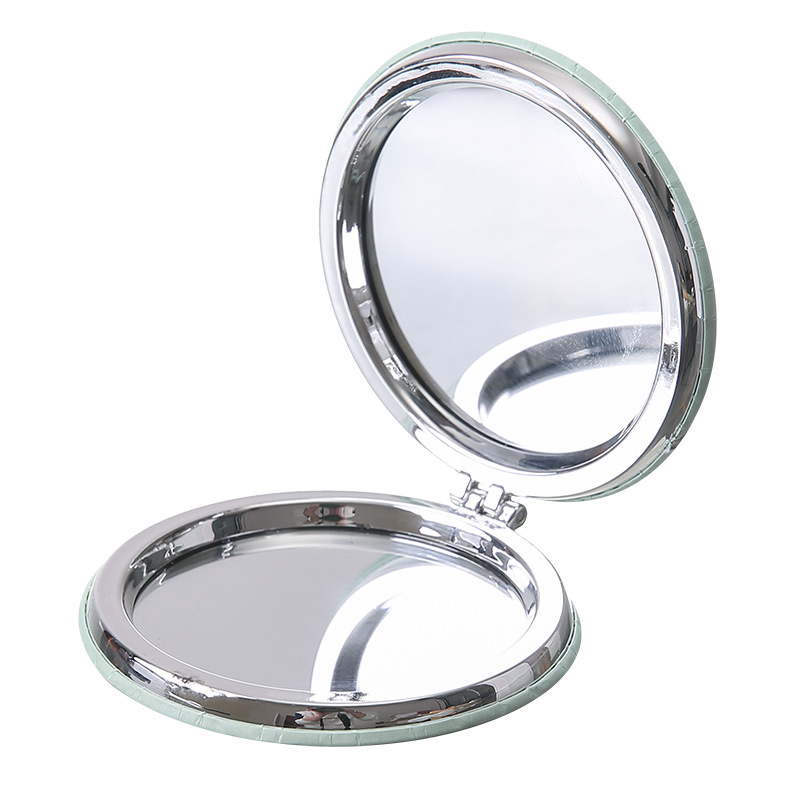 圆形化妆镜便携随身学生口袋翻盖折叠镜美妆补妆梳妆公主圆形镜详情图4