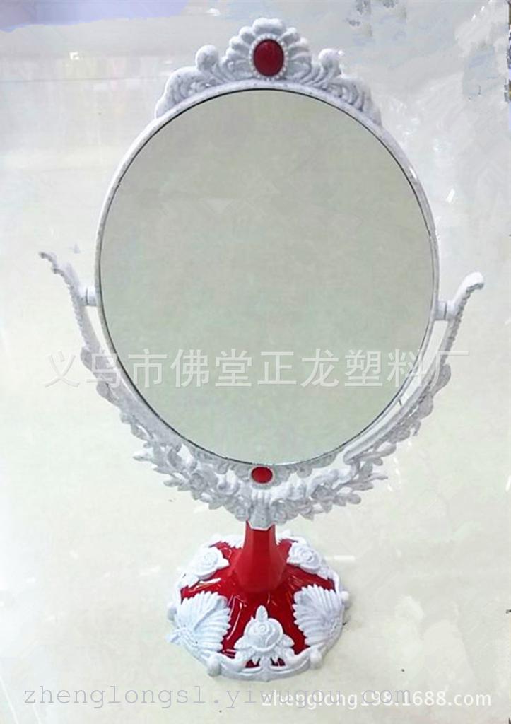 2018 new model 528-8 double-sided desktop makeup mirror, high table mirror, table mirror details Picture