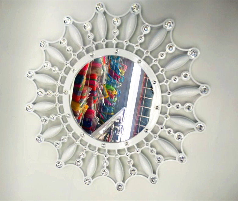 Wholesale of the new single-sided wall-mounted wall mirror, a best-selling product - single-sided plastic wall mirror details Picture