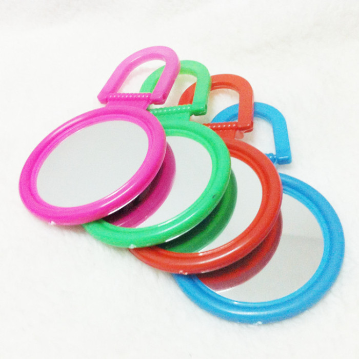 热销台式单面镜 礼品广告小镜 便携单面化妆镜详情2