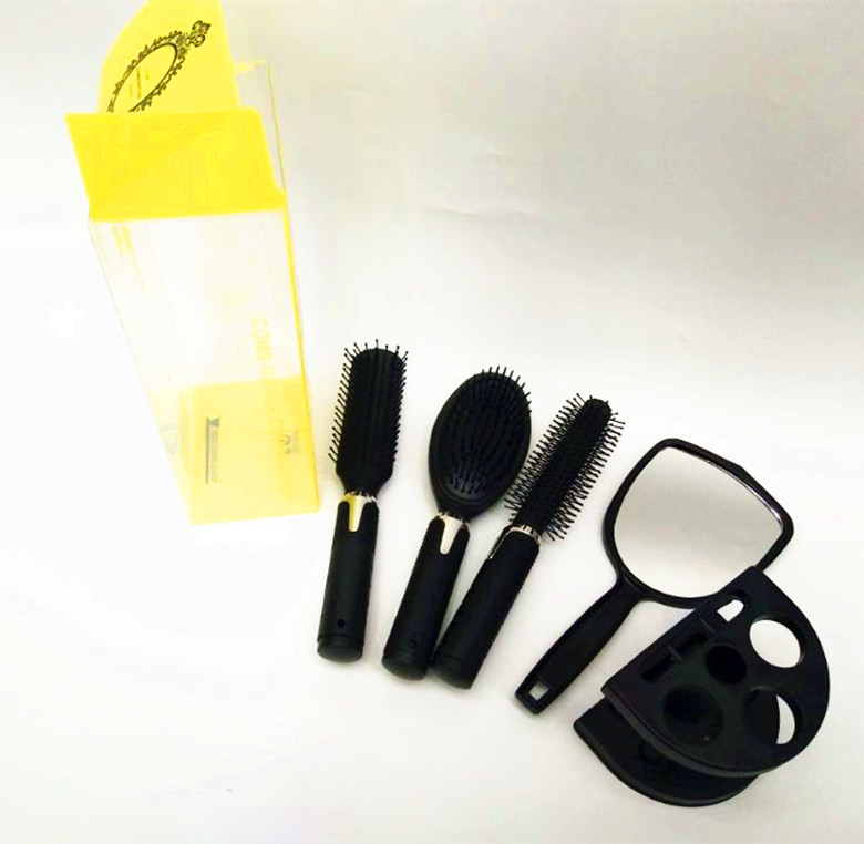 New PV5056B-4 plastic set for hair styling combs, tools, mirrors and combs details Picture