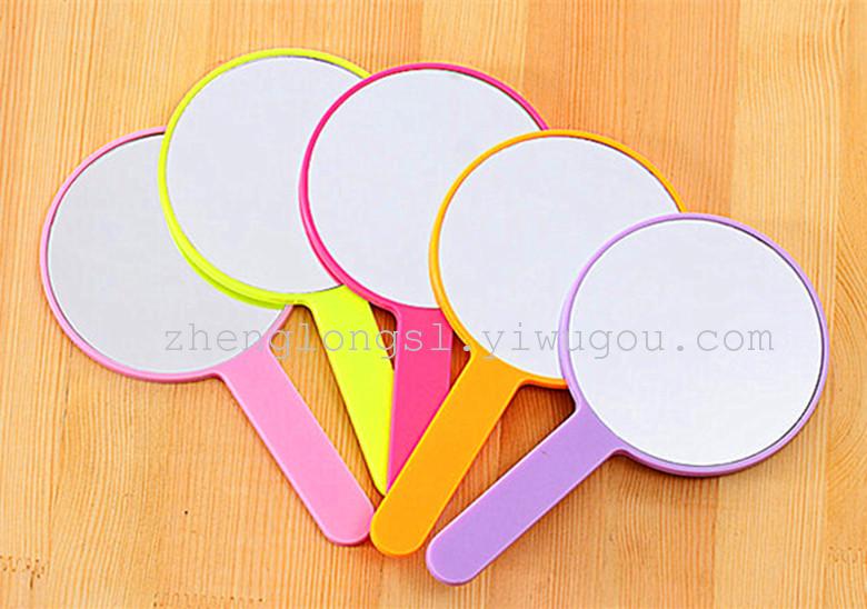 New best-selling 9908/9909 style handle mirror, single-sided handle makeup mirror details Picture