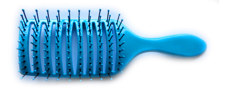 The new plastic handle hair comb is a bestseller and practical large-toothed hair comb Specification image