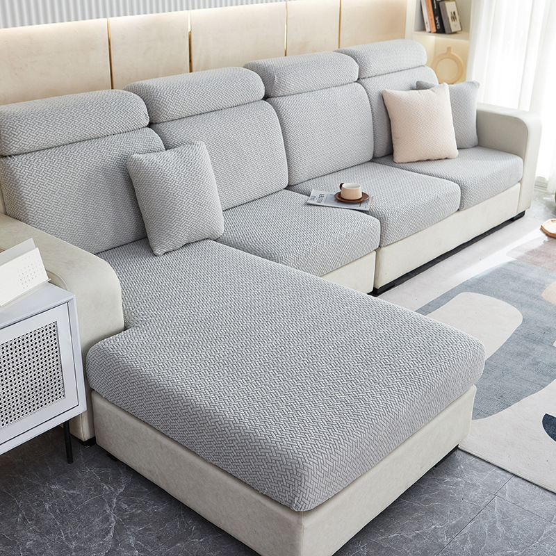 LCC 沙发套纯色弹力提花沙发笠跨境新款弹力全包沙发坐垫套批发