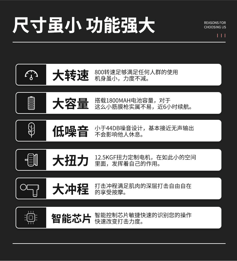 冷热敷筋膜枪专业级肌肉按摩放松男女通用智能运动健身颈膜枪详情5