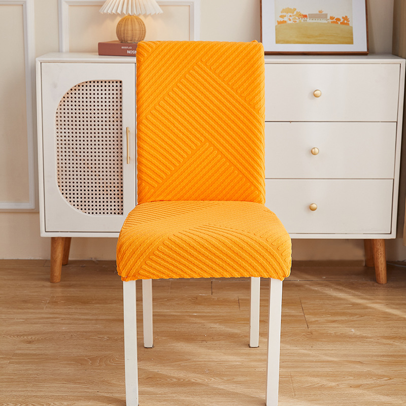 Spring 2023 new jacquard dynamic chair covers, elastic Amazon solid color seat set, table and chair covers, stool covers details Picture