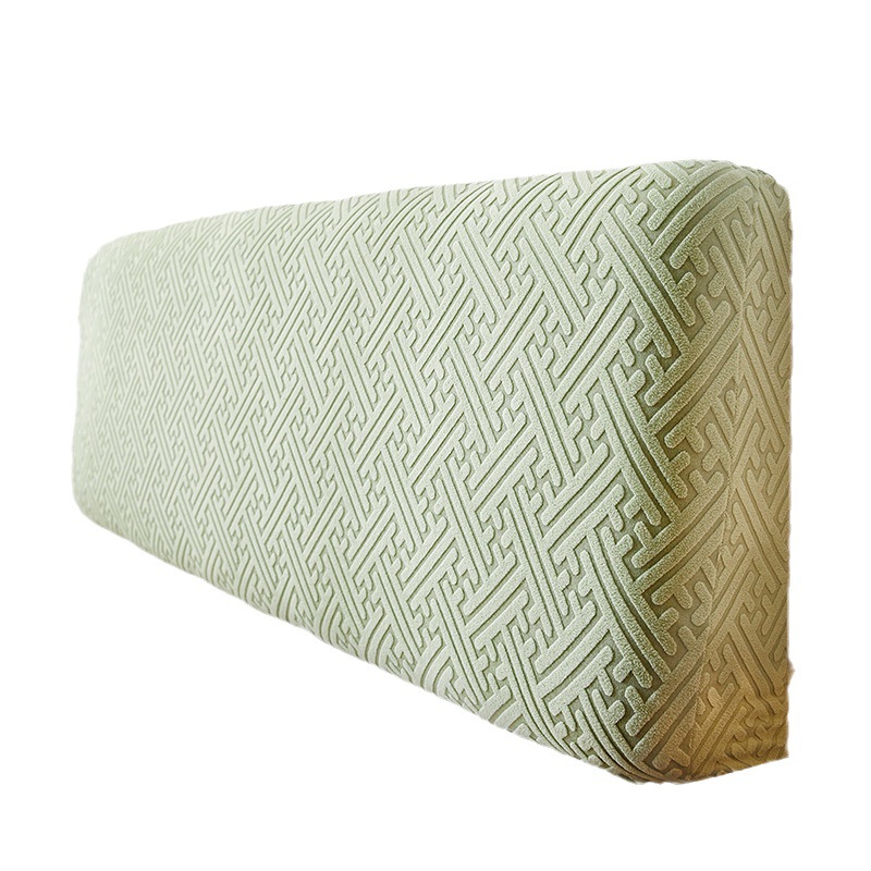 New solid color jacquard bedhead cover, modern and simple full-cover headboard backrest dust cover, soft headboard cover Application Scenario