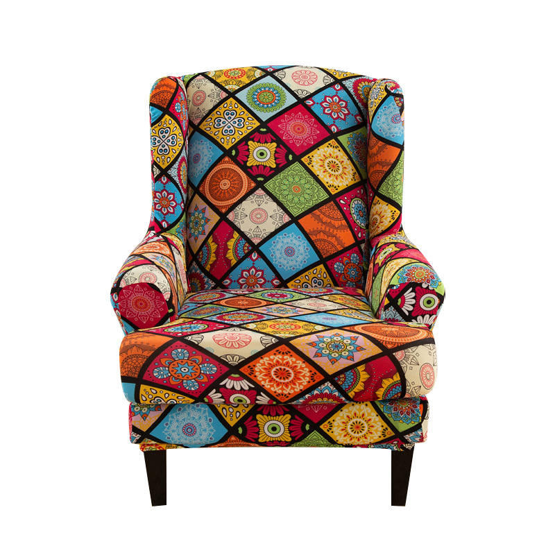 Wholesale of new cross-border tiger stool covers, elastic American Skamon seat cushion chair covers, single-person wing-back sofa covers Application Scenario