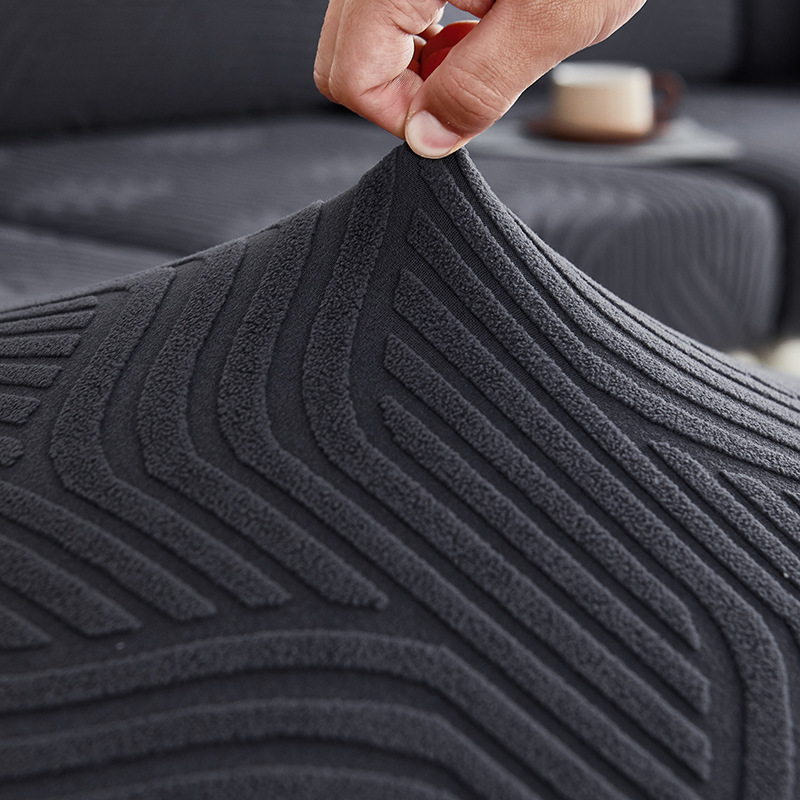 2023 New style sofa cover, three-dimensional jacquard sofa hat, modern and simple, all-season suitable combination sofa cushion cover Specification image