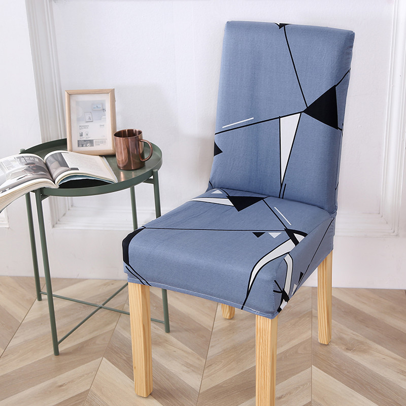 Anti-stain home chair covers, simple Nordic-style restaurant, hotel and office dining chair covers, cross-border stool covers Item Picture