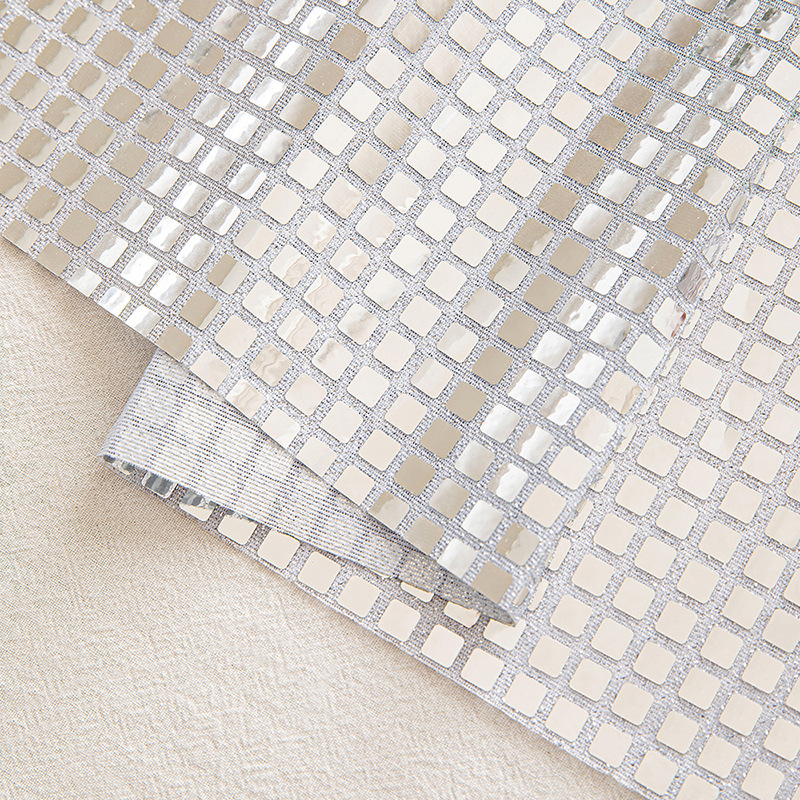 New mirror-finished sequined checkered table flags, party table flags, wedding banquet, European-style light luxury, starry disco table flags Specification image