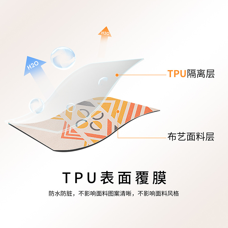 波西米亚桌布免洗防油防水民族风长方形餐桌垫茶几台布轻奢感