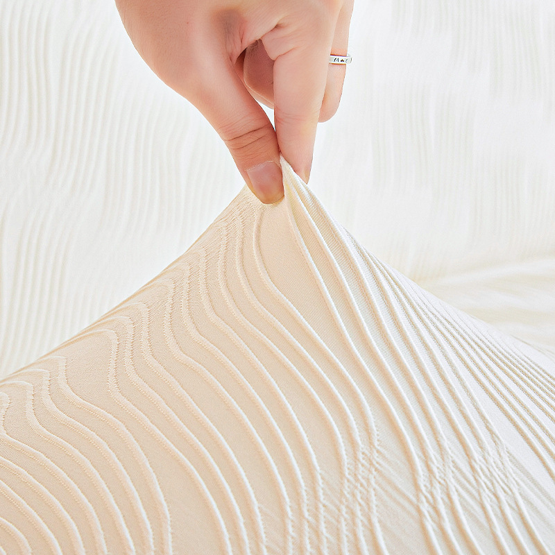 Cream-style elastic sofa cover, all-purpose cover, anti-cat scratch sofa cover, all-season universal fabric, 2024 new style details Picture