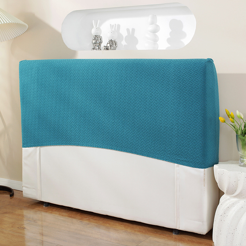 All-inclusive bedhead cover, simple and modern European-style dust cover, elastic fabric protective cover, 1.8m and 1.5m soft headboard cover Specification image