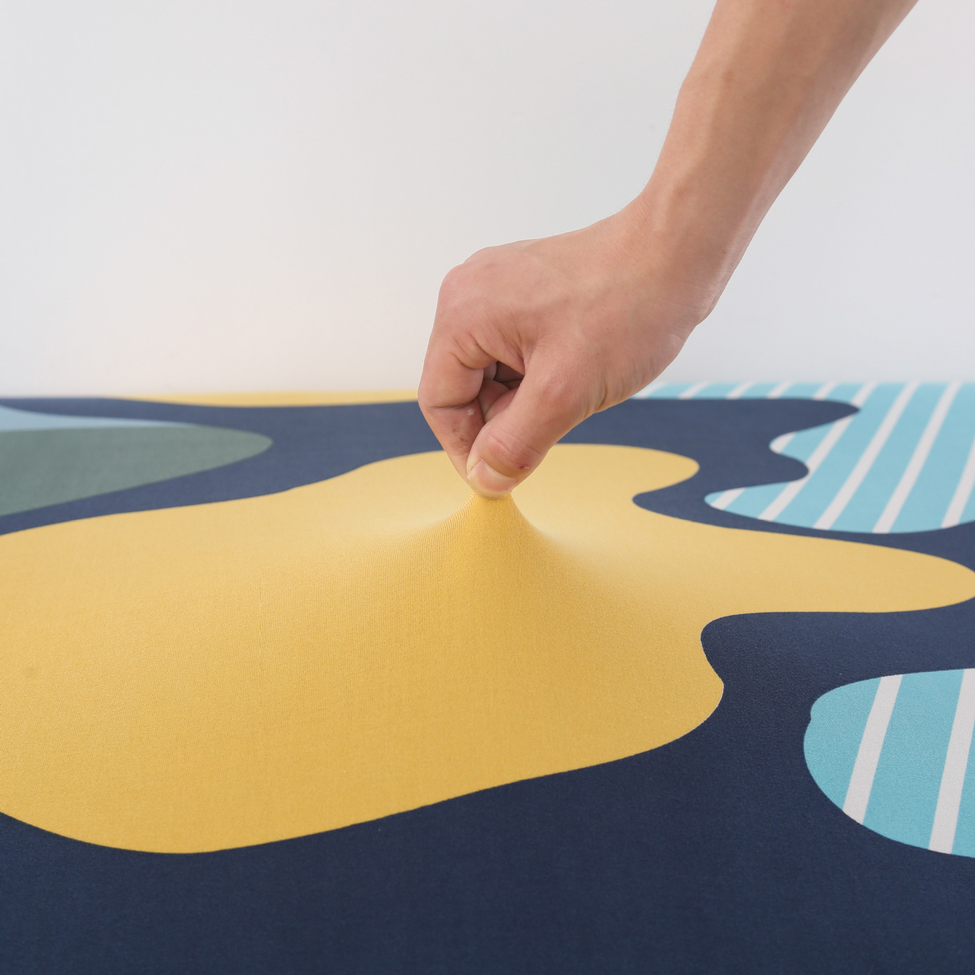 跨境印花沙发套 沙发巾罩子 全包无扶手折叠沙发床通用套子沙发垫细节图