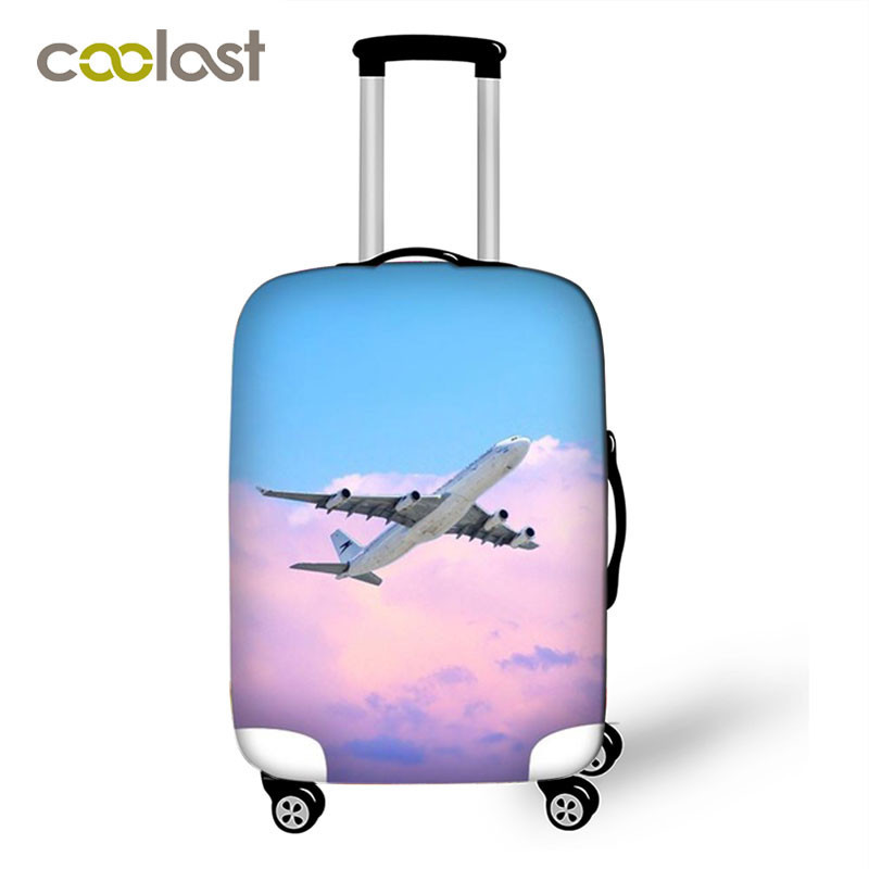 2021 New creative airplane luggage case, travel water-repellent fashionable leather case, direct supply from spandex manufacturer details Picture