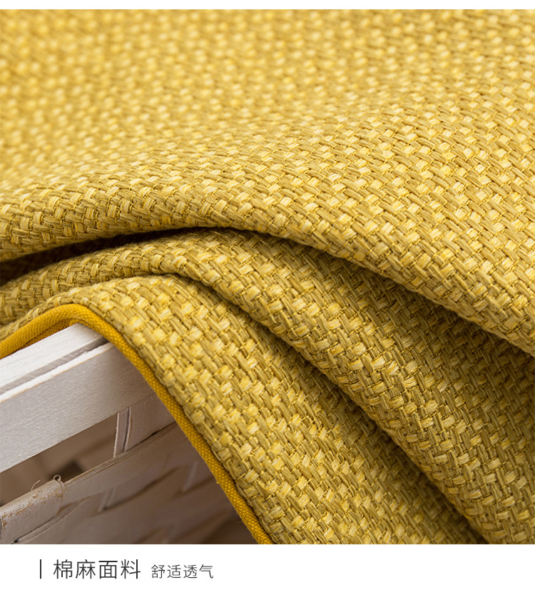 ins风简约素色仿棉麻拼接抱枕套跨境床头沙发包边靠枕套可拆洗详情13