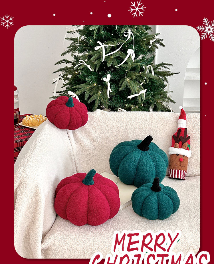 跨境圣诞节爆款南瓜抱枕毛绒玩具坐垫南瓜沙发靠枕万圣节儿童礼物详情1