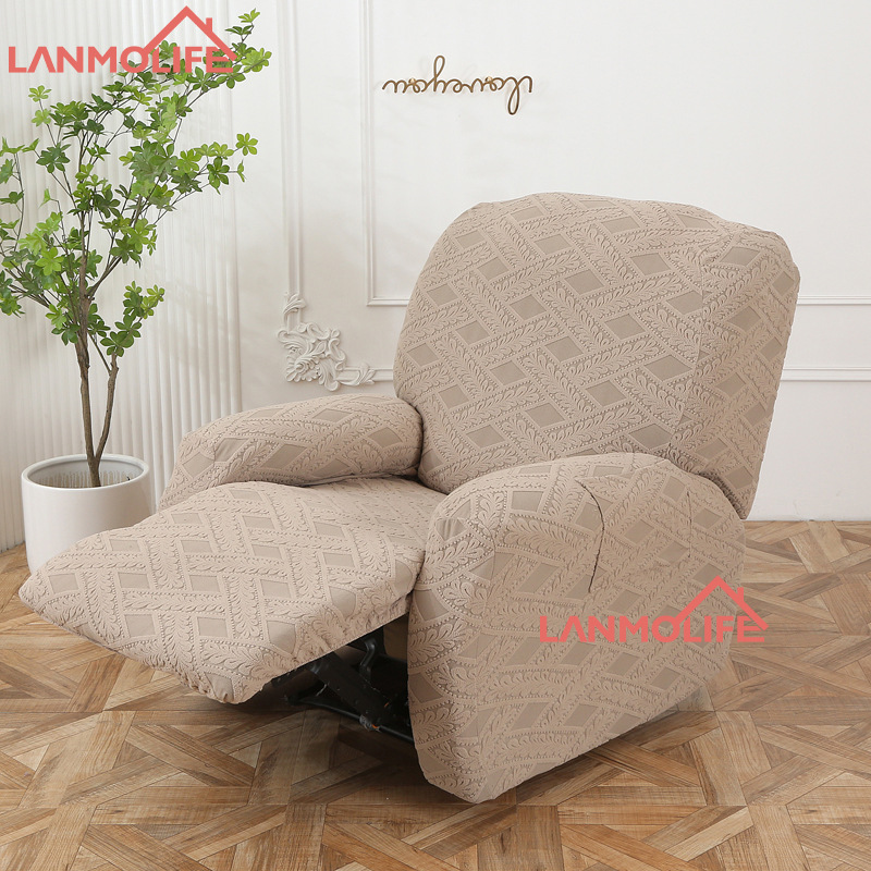 Cross-border exclusive Chivas sofa cover, rattan jacquard high-elasticity luxury first-class cabin split dust-proof sofa cover Item Picture
