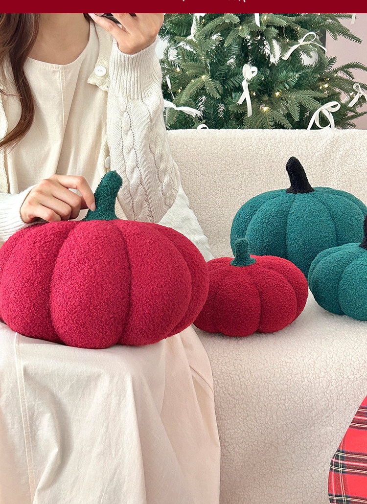跨境圣诞节爆款南瓜抱枕毛绒玩具坐垫南瓜沙发靠枕万圣节儿童礼物详情5