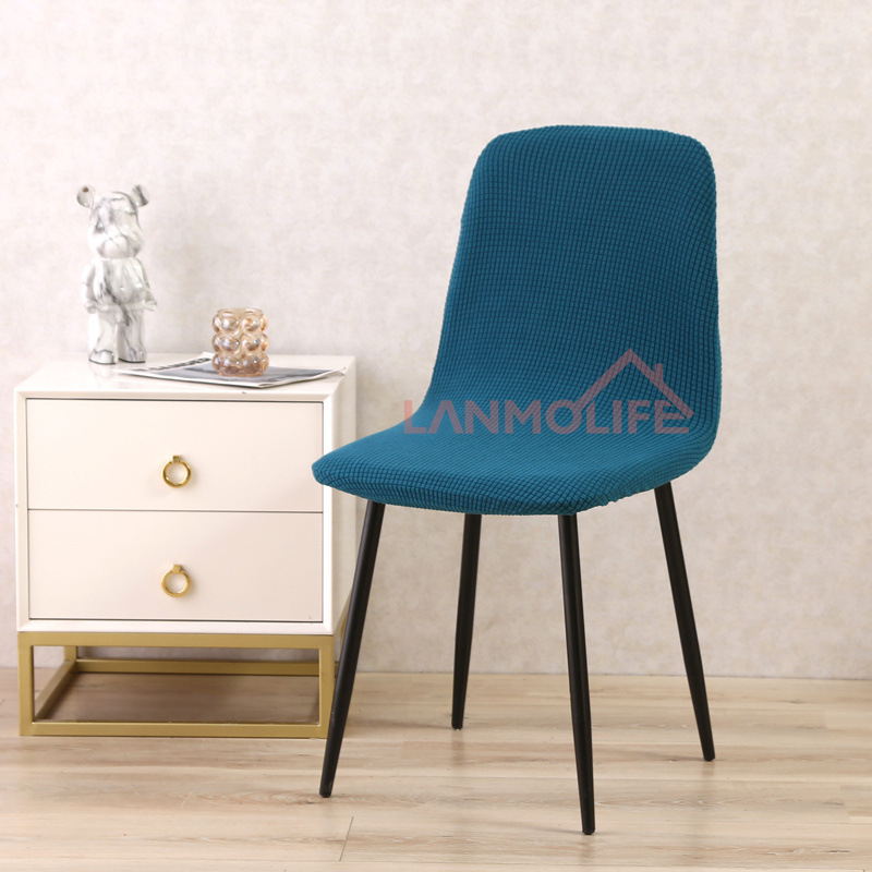 Amazon four-season solid color corn wool shell chair cover, simple home elastic IMus chair cover, suitable for Europe and America Item Picture