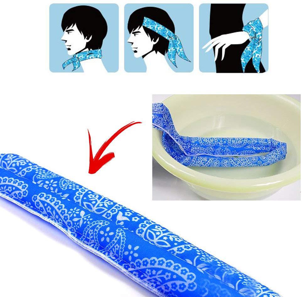 Summer cooling scarves, cool-feeling scarves, printed towels, outdoor cooling towels, sports towels manufacturer wholesale pic 3