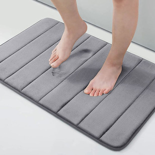 Cross-border Nordic ethnic style cotton and linen printed retro plain thin carpet study and bedroom floor mat, hand-woven pic 11
