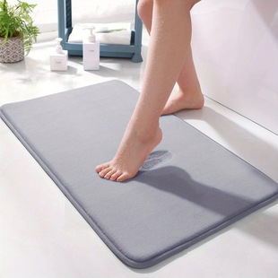 Cross-border Nordic ethnic style cotton and linen printed retro plain thin carpet study and bedroom floor mat, hand-woven pic 5