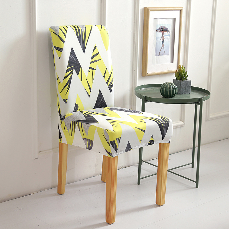 Anti-stain home chair covers, simple Nordic-style restaurant, hotel and office dining chair covers, cross-border stool covers Specification image