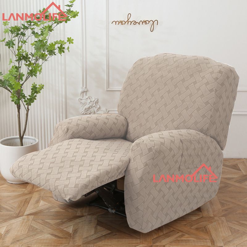 We export cross-jacquard sofa covers, fully wrapped high-elasticity multi-functional first-class single-seat sofa covers for universal use Item Picture