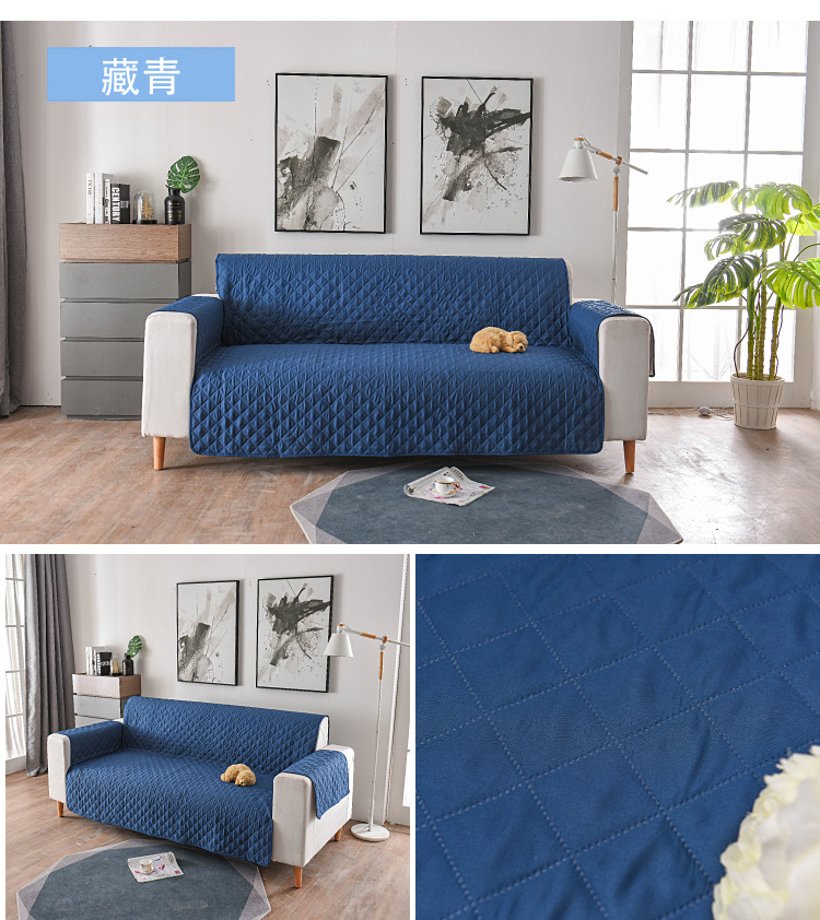 热销外贸四季通用一体宠物沙发套罩连体超市波沙发狗垫套亚马逊详情13