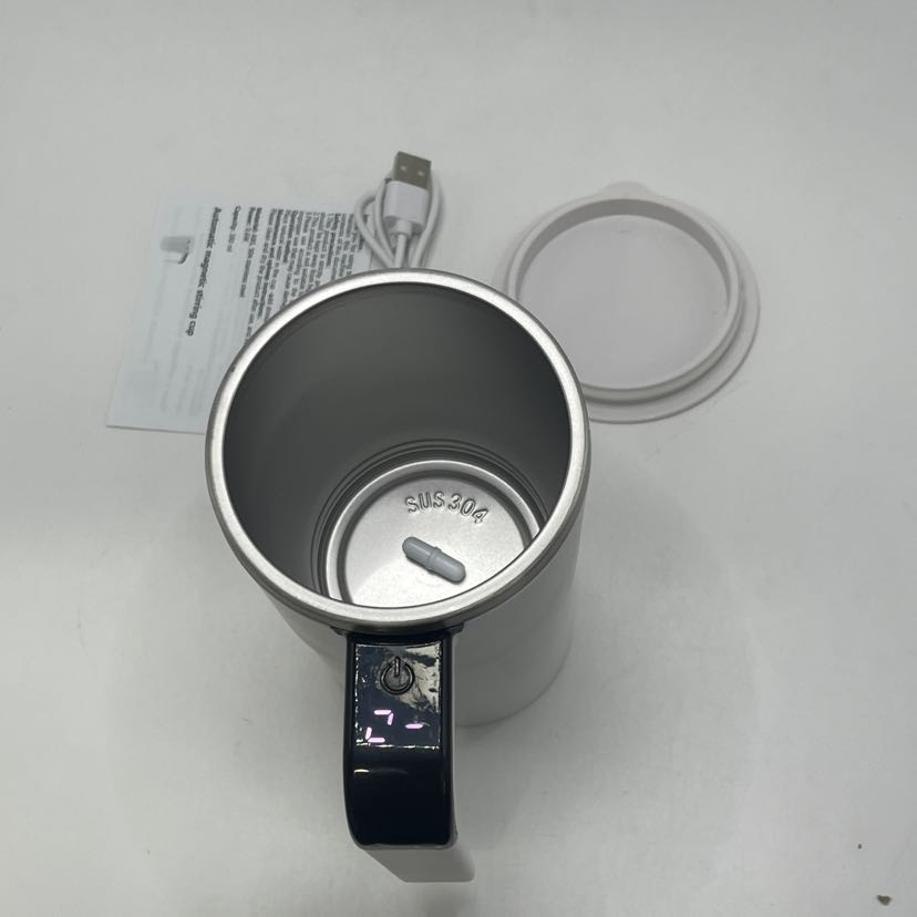 电动搅拌充电懒人全自动保温数显咖啡杯不锈钢智能磁力办公室水杯详情3