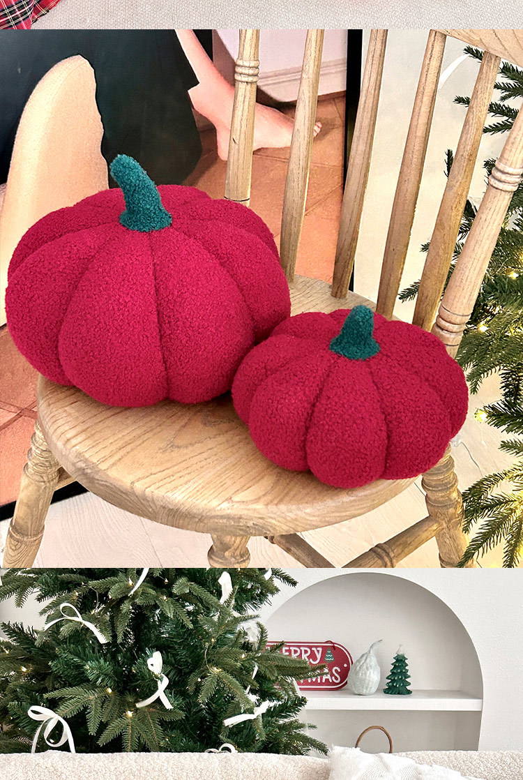 跨境圣诞节爆款南瓜抱枕毛绒玩具坐垫南瓜沙发靠枕万圣节儿童礼物详情7