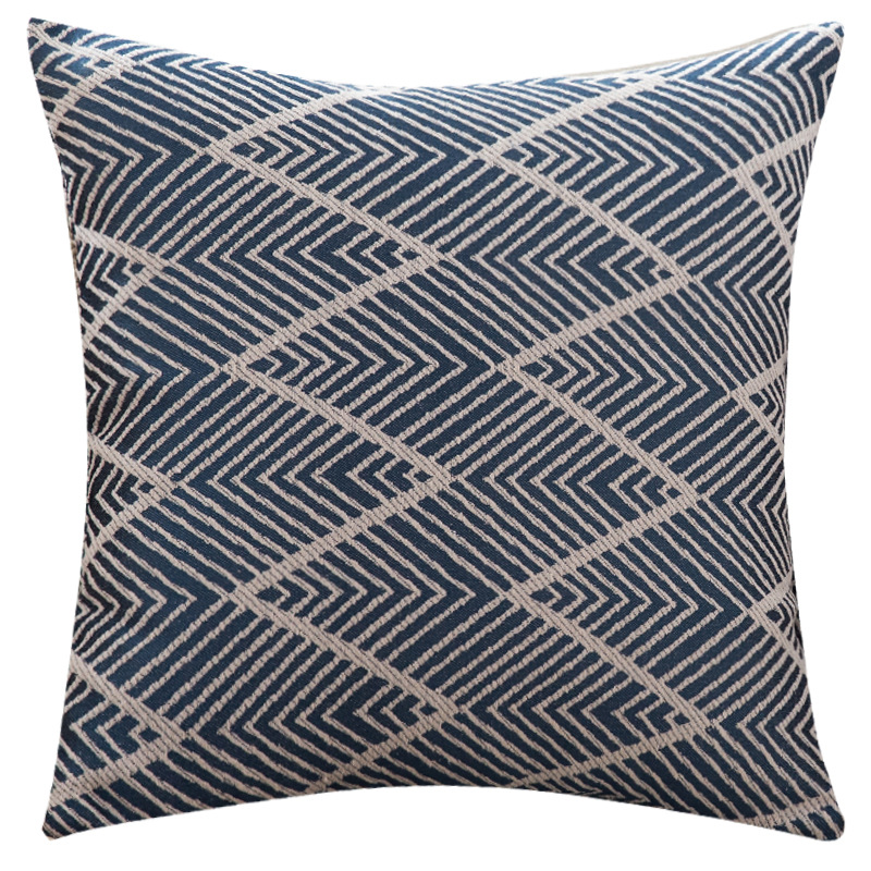Cotton and linen fabric Japanese-style wavy pillowcase, cushion cover, backrest, pillow, sofa, office and home use Application Scenario