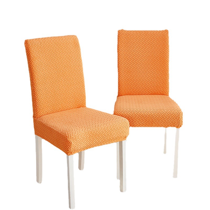 Wholesale of 2023 new style chair covers with simple solid color jacquard decoration, elastic backrest and universal stool covers Application Scenario