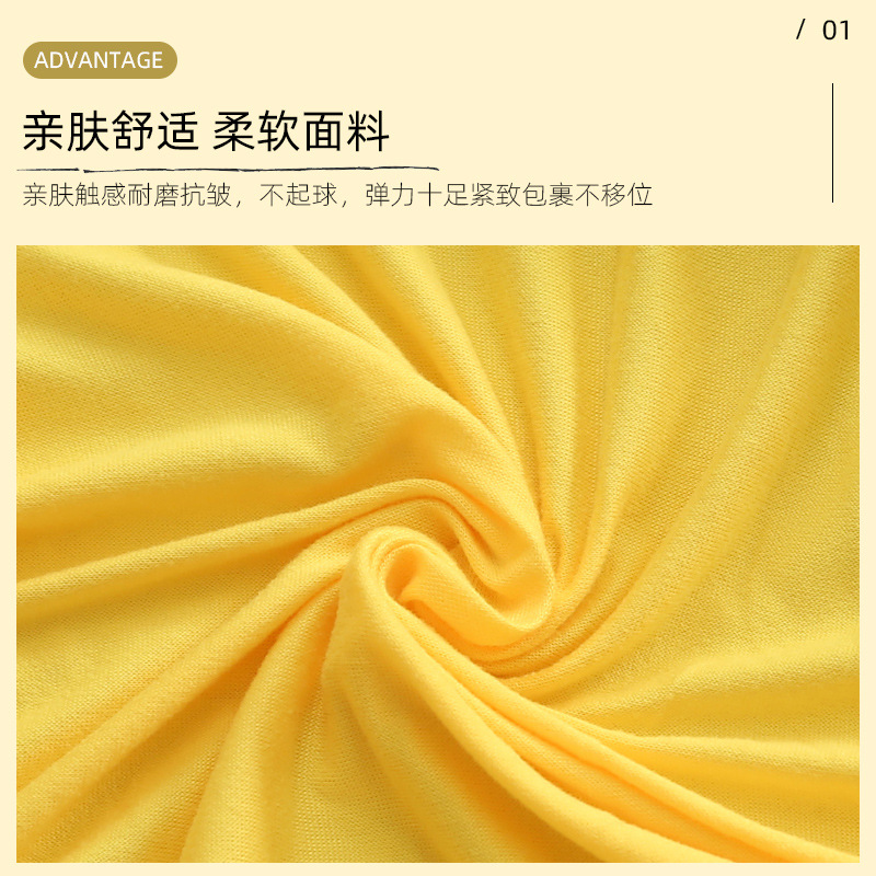 Cross-border four-season elastic Chivas sofa cover Full package Solid color dust-proof double seat recliner cover Split sofa cover Specification image