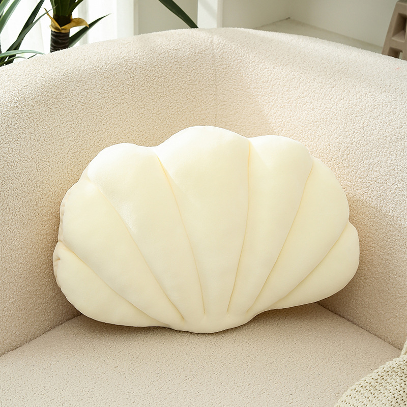 Creative shell throw pillows, plush toys, car sofa cushions, office ornaments, bed cushions, bay window decorative throw pillows Item Picture